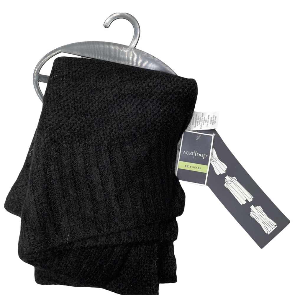 West loop knit scarf